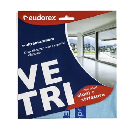 Тряпка для стеклянных поверхностей Eudorex Vetri Panno Ultra Microfibra